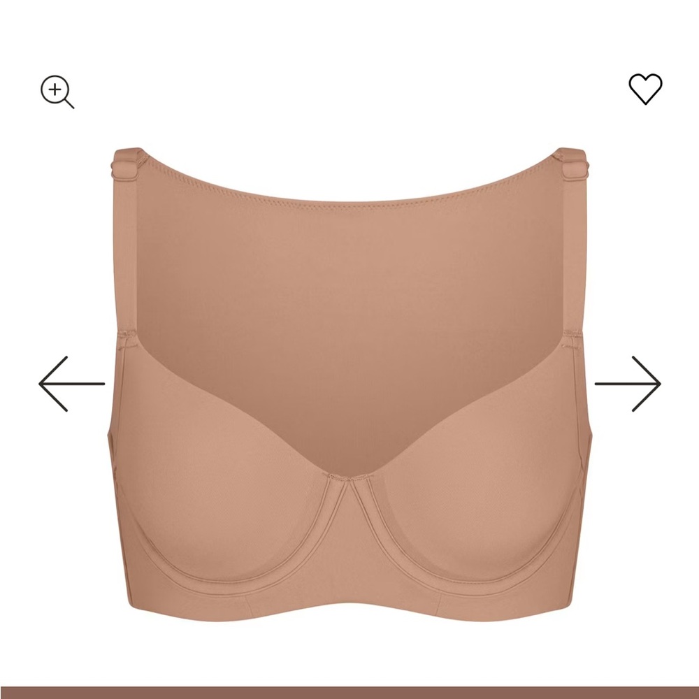 SKIMS FITS EVERYBODY BACK SMOOTHING FULL COVERAGE BRA 34DDDD - Picture 3 of 11